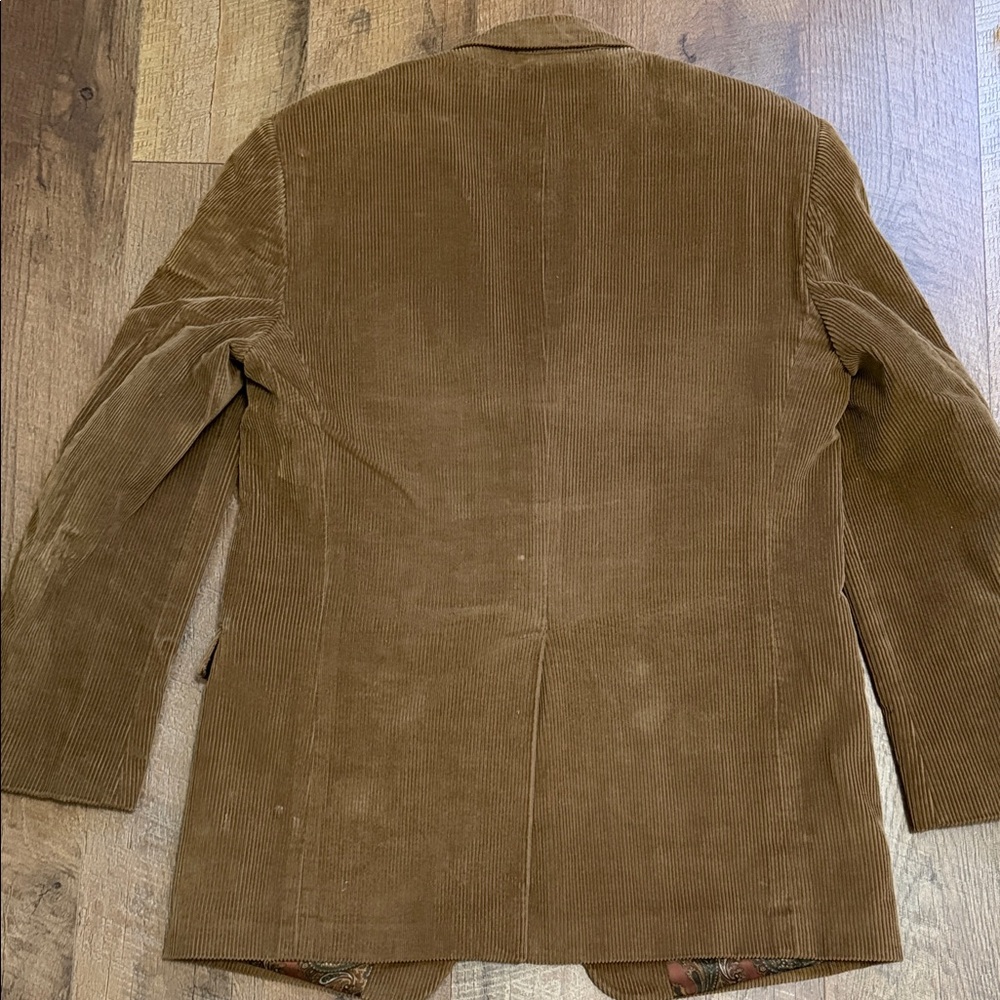 Lauren Ralph Lauren Tan Corduroy Blazer - Picture 14 of 15